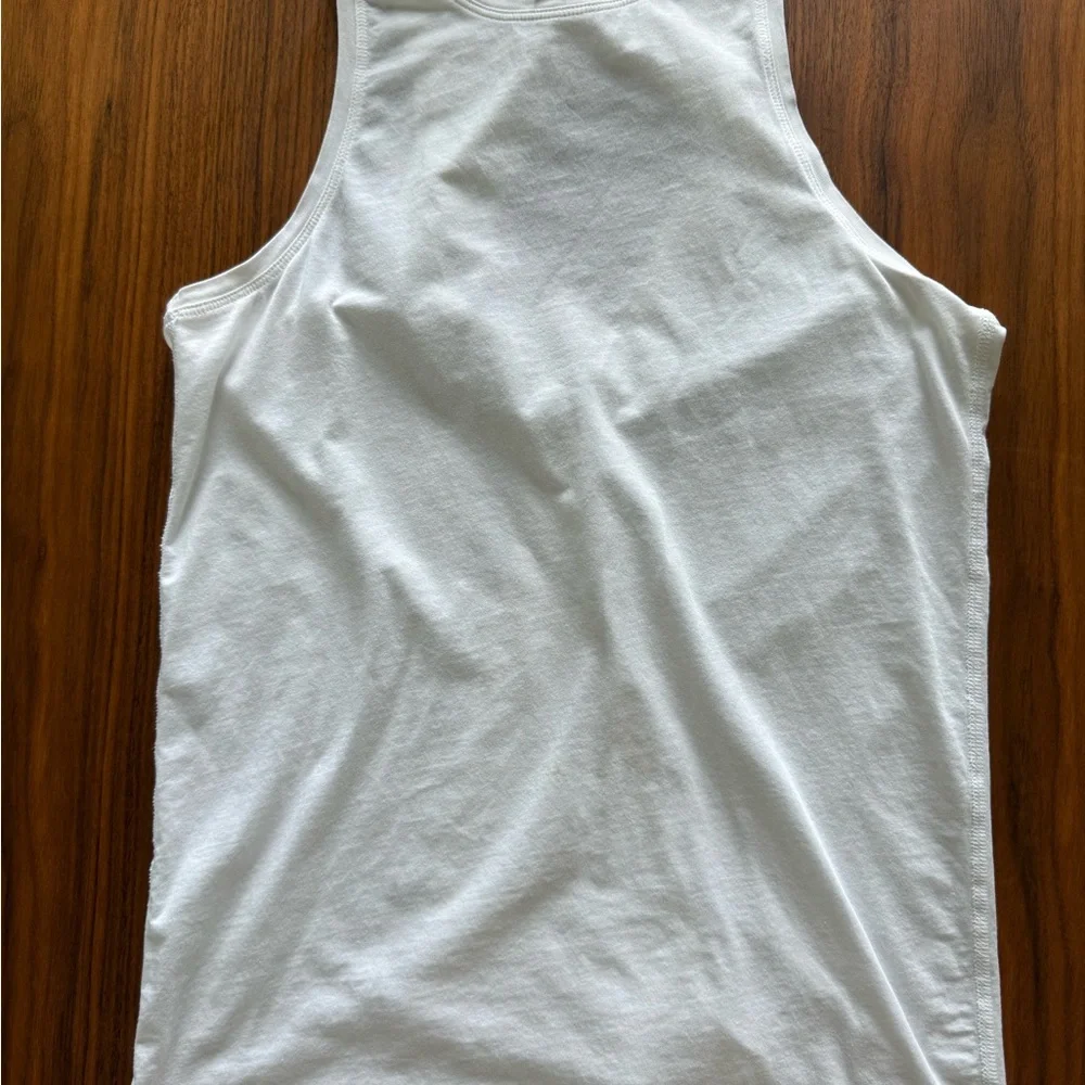 Lululemon All Tied Up Back Tie Tank Size 4 White - Picture 4 of 10